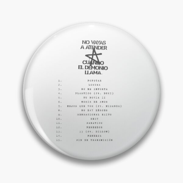 Item preview, NO VAYAS A ATENDER CUANDO EL DEMONIO LLAMA - tracklist designed and sold by EquipoItalia.