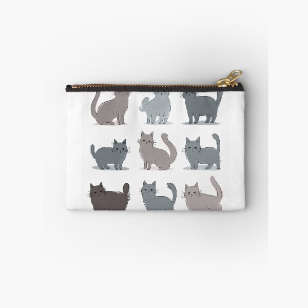 Item preview, Cute cats (grey) designed and sold by maggiehuth.