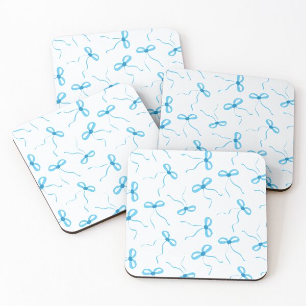 Item preview, Simple Preppy Coquette Blue Bows Pattern  designed and sold by Yasminepatterns .