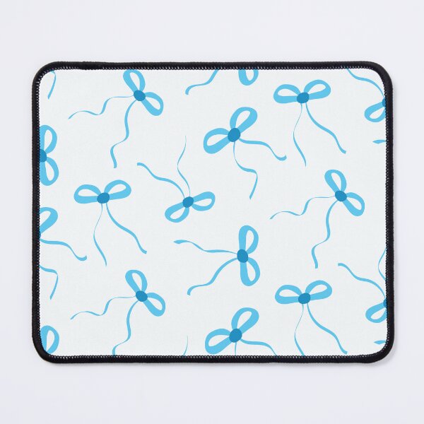 Item preview, Simple Preppy Coquette Blue Bows Pattern designed and sold by Yasminepatterns .