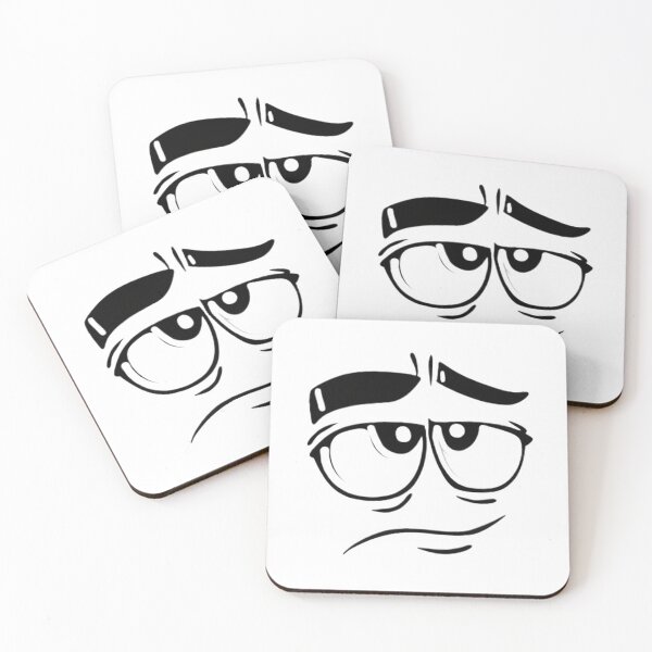 Item preview, Sarcastic Moody Face – Funny Attitude Design designed and sold by Colorful-Garden.