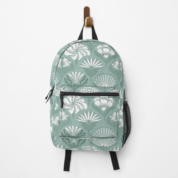 Item preview, Petal Imprints - Block Print Florals 0-Summer Green designed and sold by Carina Parry Studios.