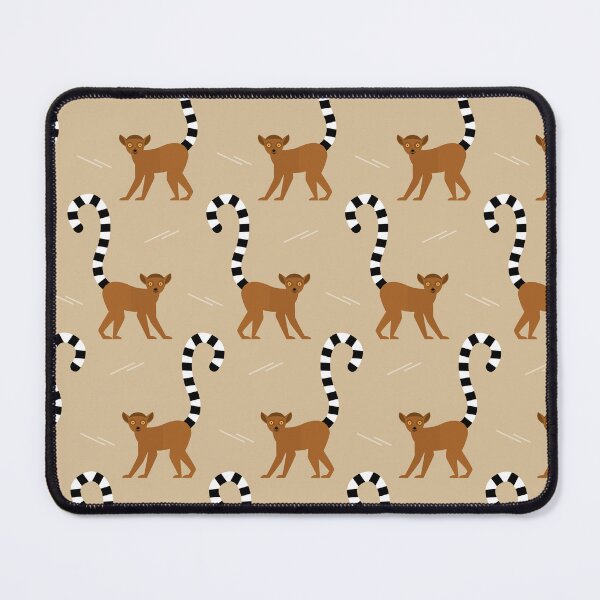 Item preview, Ringtailed lemurs on brown designed and sold by reneesillus.
