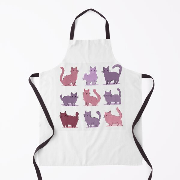Item preview, Cute cats (purple) designed and sold by maggiehuth.