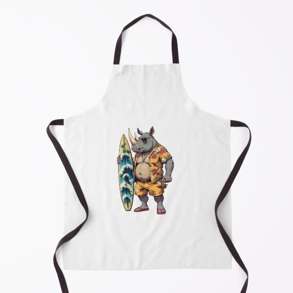 Item preview, beach lover rhino designed and sold by rajdigitalarts.