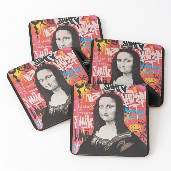 Item preview, Mona Lisa Smiles – Street Art Remix designed and sold by Drew.Lab_One.