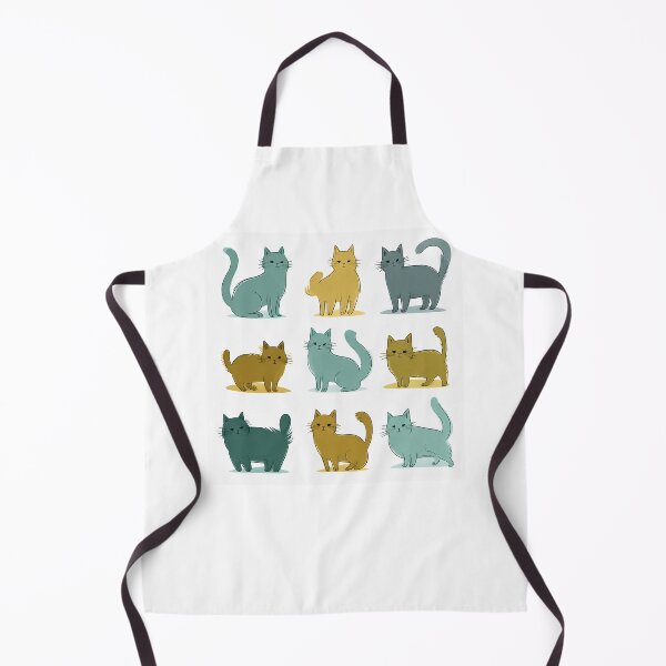 Item preview, Cute cats (green) designed and sold by maggiehuth.