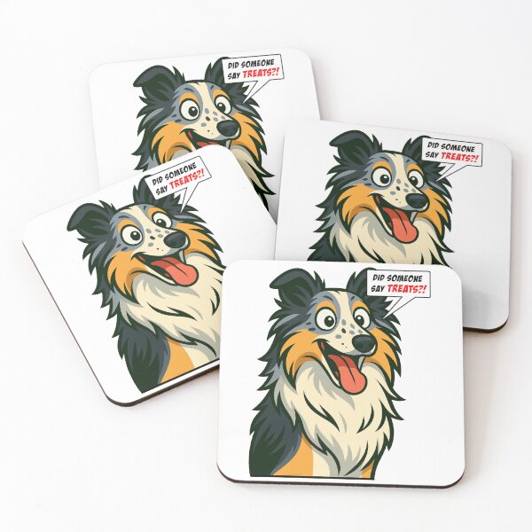Item preview, Did Someone Say Treats?! – Funny Sheltie Cartoon Dog Cartoon designed and sold by TMPender.