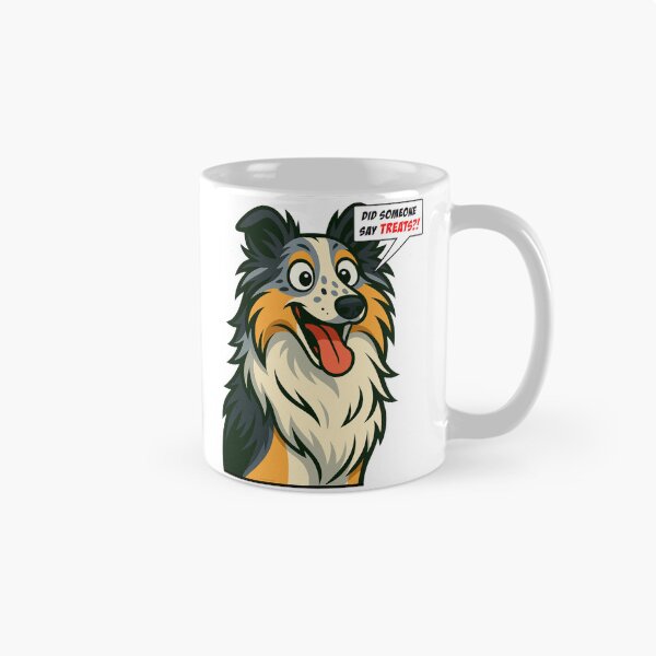 Item preview, Did Someone Say Treats?! – Funny Sheltie Cartoon Dog Cartoon designed and sold by TMPender.