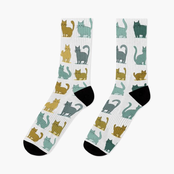 Artikelvorschau, Cute cats (green) entworfen und verkauft von maggiehuth.