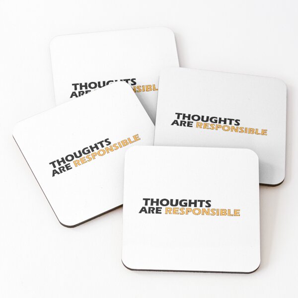 Item preview, thoughts are responsible designed and sold by Positive Mindzet!.