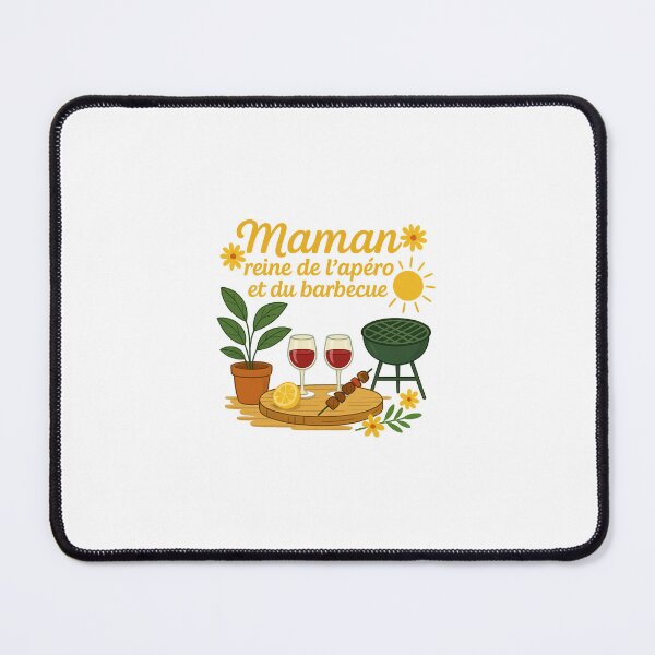 Item preview, Mom, queen of aperitifs and barbecues! designed and sold by Nine-et-moi.