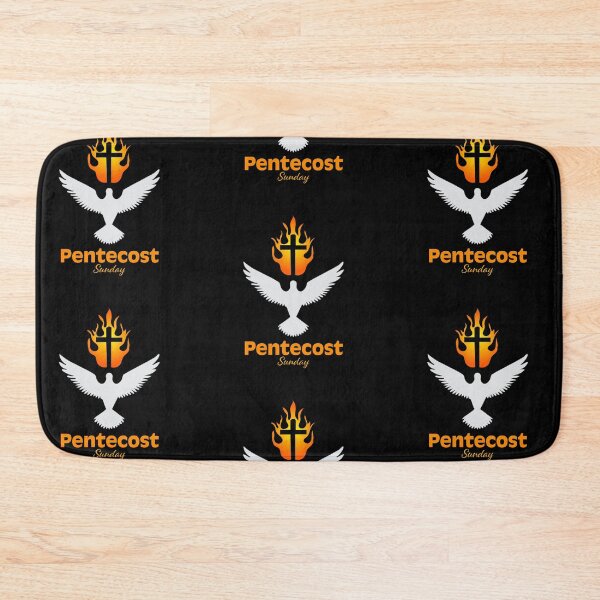 Item preview, Pentecost Sunday Art – Holy Spirit Dove with Flames of Fire Christian Design designed and sold by CrossCrafted.