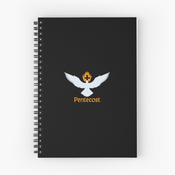 Item preview, Pentecost Sunday Art – Holy Spirit Dove with Flames of Fire Christian Design designed and sold by CrossCrafted.