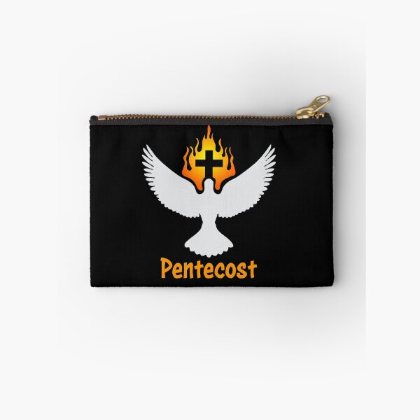 Item preview, Pentecost Sunday Art – Holy Spirit Dove with Flames of Fire Christian Design designed and sold by CrossCrafted.