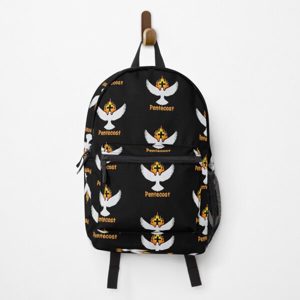 Item preview, Pentecost Sunday Art – Holy Spirit Dove with Flames of Fire Christian Design designed and sold by CrossCrafted.