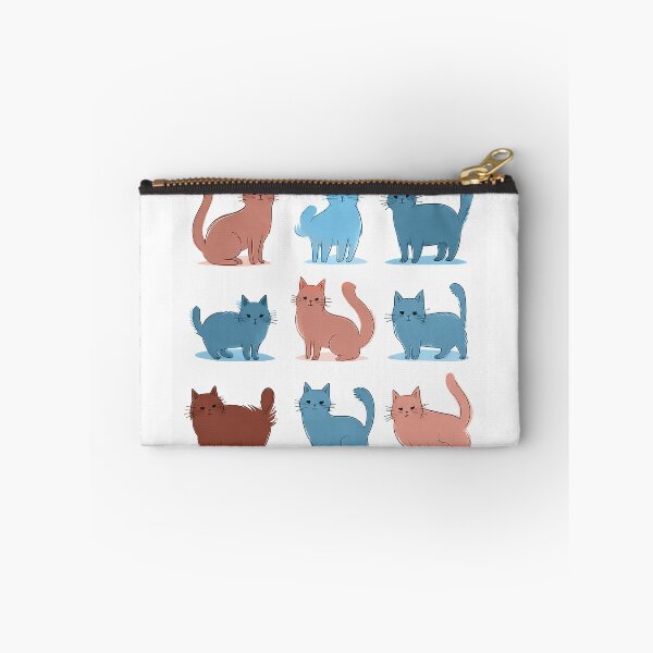 Item preview, Cute cats (blue&brown) designed and sold by maggiehuth.