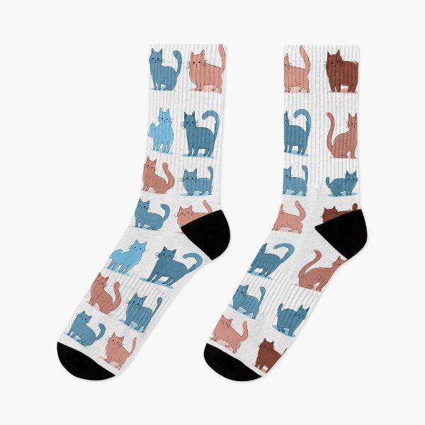 Artikelvorschau, Cute cats (blue&brown) entworfen und verkauft von maggiehuth.