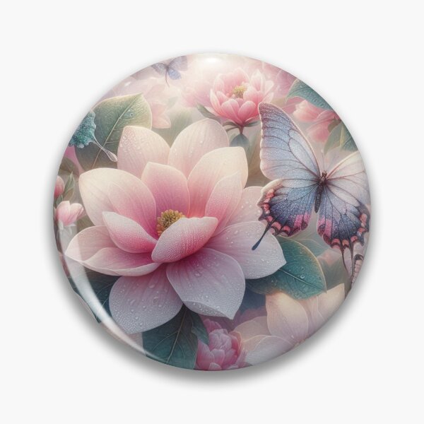 Item preview, Feminine Floral Motif – AI Artwork Soft and Elegant Flower Design for Clothing and Accessories for Women and Girls designed and sold by knalpot-design.