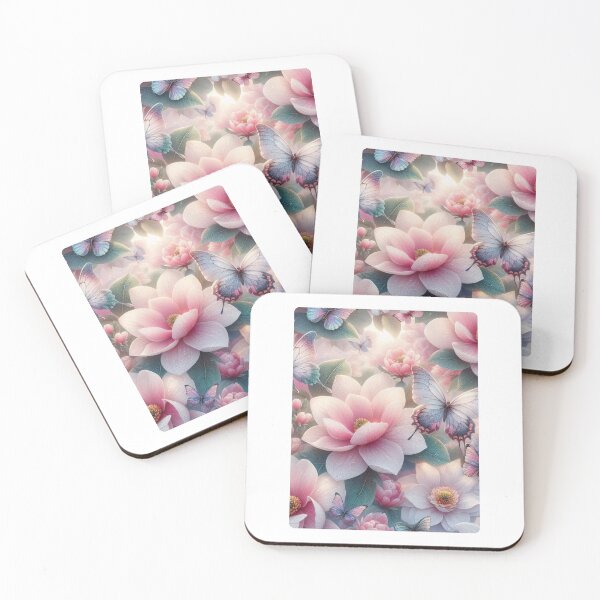 Item preview, Feminine Floral Motif – AI Artwork Soft and Elegant Flower Design for Clothing and Accessories for Women and Girls designed and sold by knalpot-design.