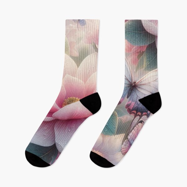 Item preview, Feminine Floral Motif – AI Artwork Soft and Elegant Flower Design for Clothing and Accessories for Women and Girls designed and sold by knalpot-design.