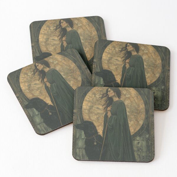 Item preview, Hecate (Hekate) the goddess of magic and her hound designed and sold by MendaciousMina.