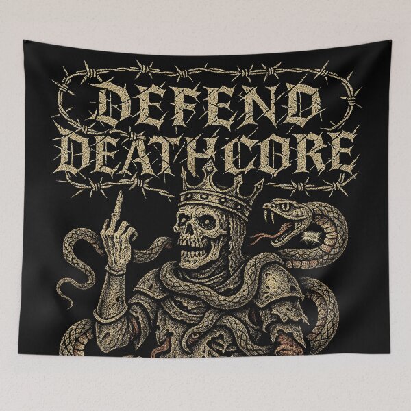 Item preview, DEFEND DEATHCORE “King of Decay" designed and sold by Brutal-Apparel.