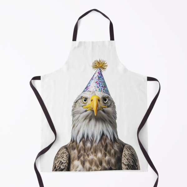 Item preview, Funny Eagle Wearing Birthday Party Hat designed and sold by LazyOwlStore.