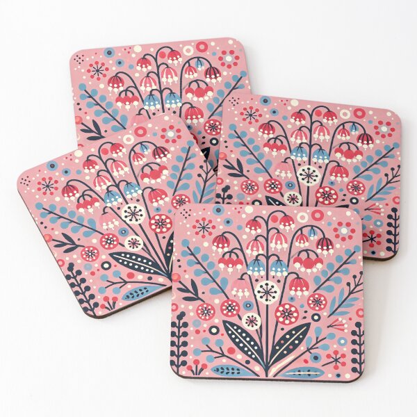 Item preview, Bell Bloom Scandinavian Folk Art by heidiannemorris © designed and sold by FOLK ART FUSION by heidiannemorris.