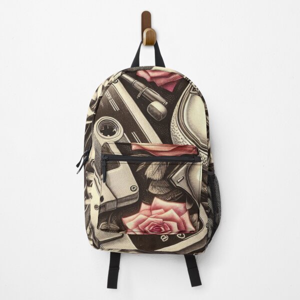 Item preview, Floral & Shoe Elements – AI Artwork with Feminine-Tomboy Charm for Trendy Clothing and Accessories for Women & Girls designed and sold by knalpot-design.
