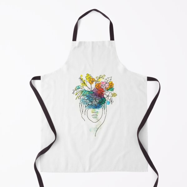 Item preview, A Beautiful Mind - Floral Woman designed and sold by Inky Paige.