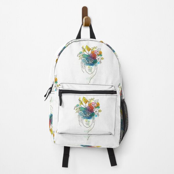 Item preview, A Beautiful Mind - Floral Woman designed and sold by Inky Paige.