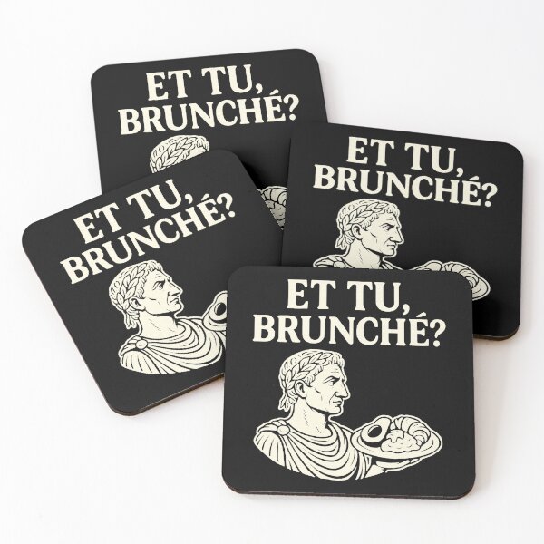 Item preview, Et Tu Brunché – Funny Caesar Brunch Pun  designed and sold by The Junto Shop.