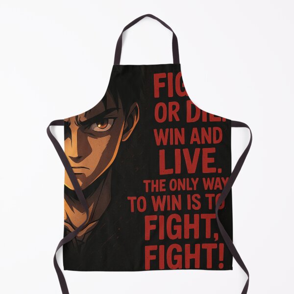 Item preview, Fight or Die — Anime Warrior Quote designed and sold by PosiPrints.