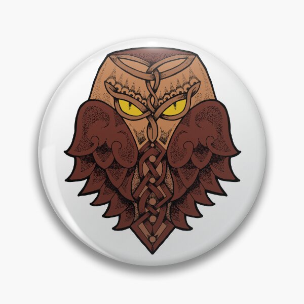 Item preview, Celtic Knot Dotwork Owl - Colours designed and sold by BassInstinct.