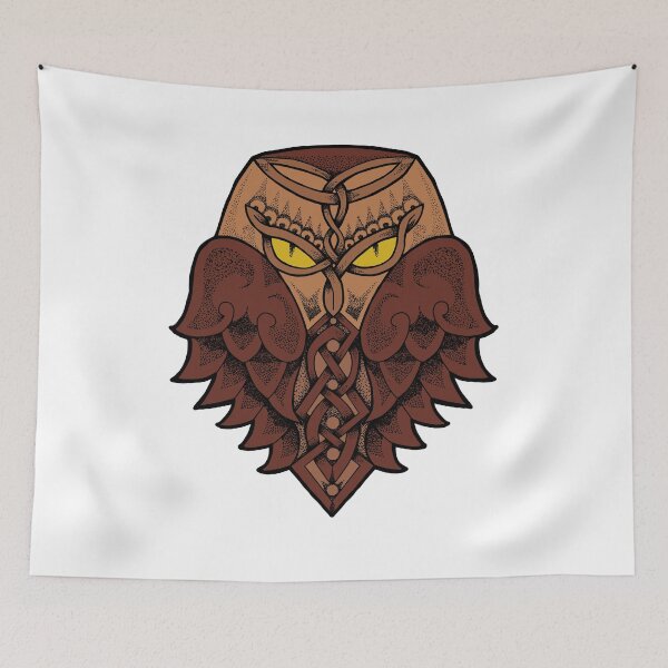 Item preview, Celtic Knot Dotwork Owl - Colours designed and sold by BassInstinct.