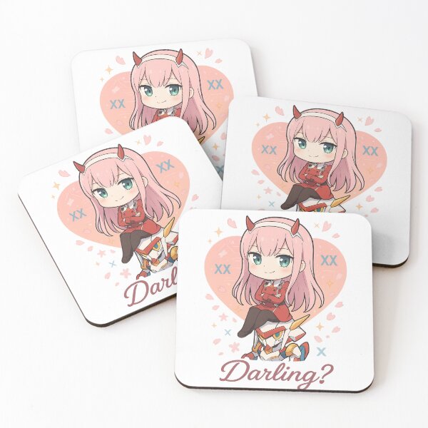 Item preview, Zero Two Chibi - Darling in the Franxx designed and sold by MrHavoc.