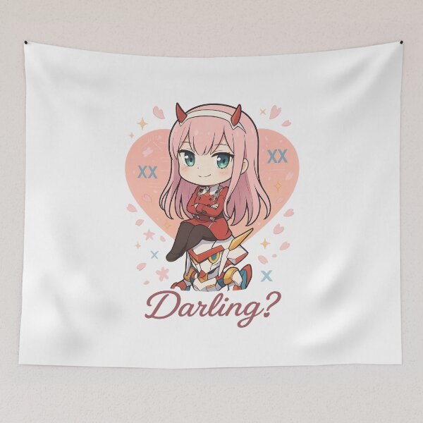 Item preview, Zero Two Chibi - Darling in the Franxx designed and sold by MrHavoc.