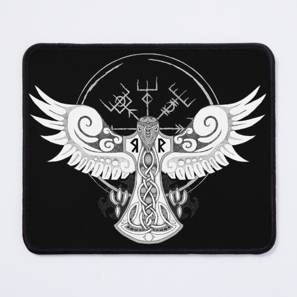 Item preview, Celtic Raven - Travellers Totem (Grey) designed and sold by BassInstinct.