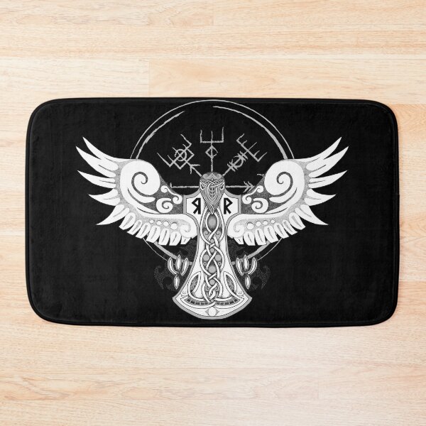 Item preview, Celtic Raven - Travellers Totem (Grey) designed and sold by BassInstinct.