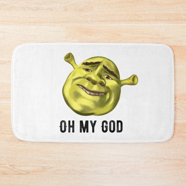 Item preview, The face of an ogre, a green man and the inscription "Oh my God" designed and sold by Nastasiakhmnk.