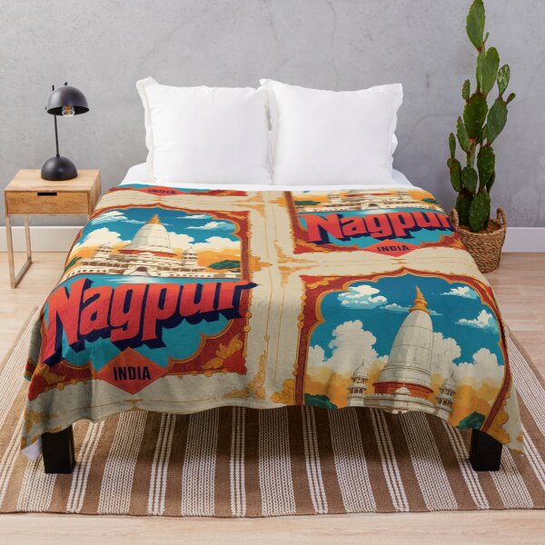 Item preview, Nagpur India Vintage Travel Tourism  designed and sold by TravelersGems.