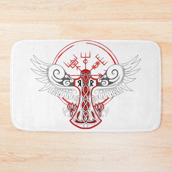 Item preview, Celtic Raven - Travellers Totem (Red) designed and sold by BassInstinct.