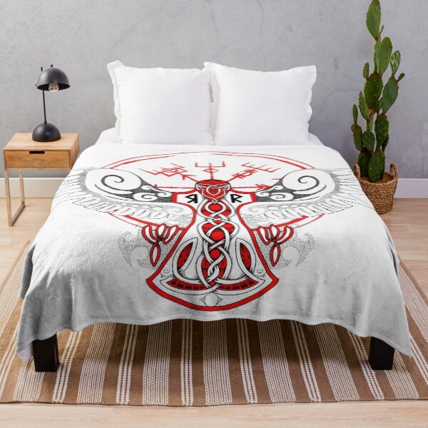 Item preview, Celtic Raven - Travellers Totem (Red) designed and sold by BassInstinct.
