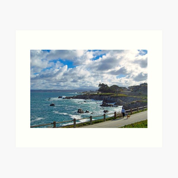 Aperçu de l'œuvre Promenade du matin - Pacific Grove, CA créée et vendue par JimPavelle.