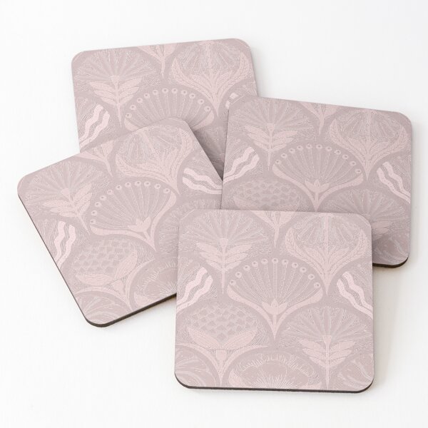 Item preview, Petal Imprints - Block Print Florals X-Silver Chalice designed and sold by Carina Parry Studios.