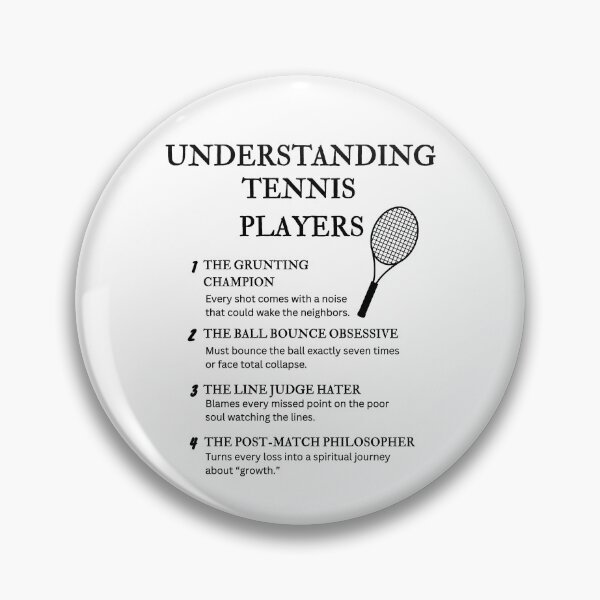 Item preview, Understanding Tennis Players – Funny Court Life Humor designed and sold by PsyFlow35.