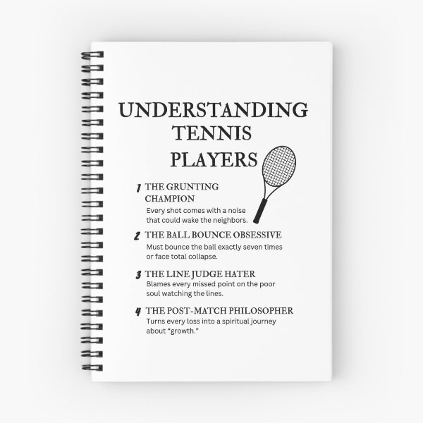 Item preview, Understanding Tennis Players – Funny Court Life Humor designed and sold by PsyFlow35.