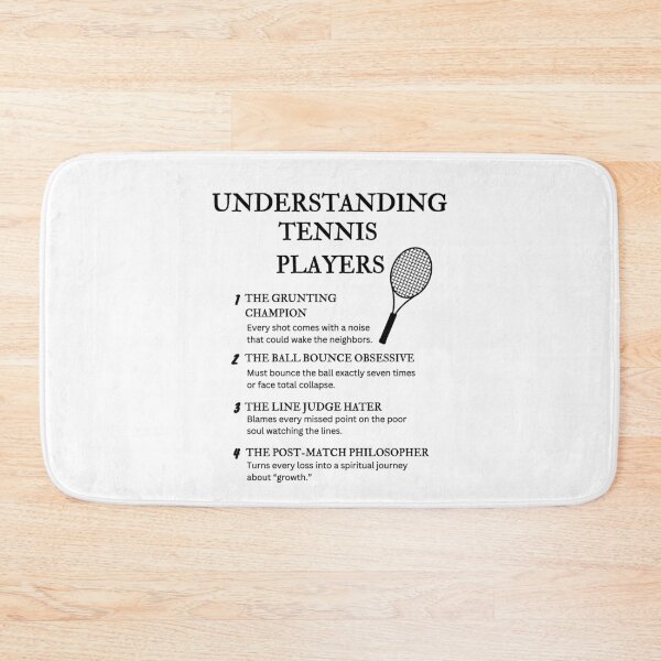 Item preview, Understanding Tennis Players – Funny Court Life Humor designed and sold by PsyFlow35.