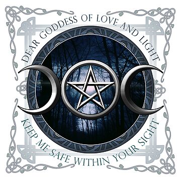 Artwork thumbnail, Moon Goddess of Love and Light by TheMoonlightShop